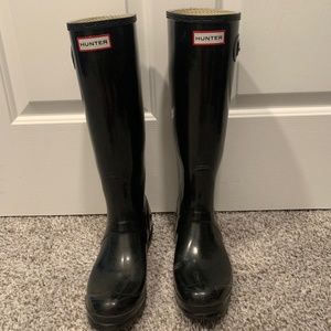 Hunter Original Tall Black Rain Boots